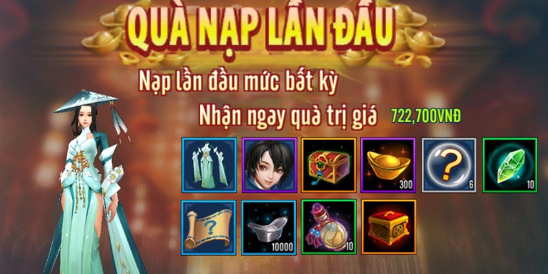 Nạp đầu tặng thưởng với tin tổng quan 